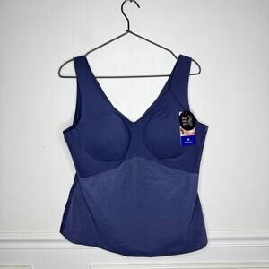 Honeylove LiftWear Tank Navy Blue Shapewear Tank Top Womens 2X-Large NEW